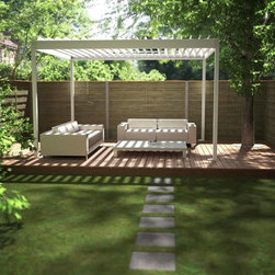 Simple terrace cover for garden - Awnings