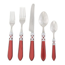 Aladdin Red Antique Flatware - Dinnerware