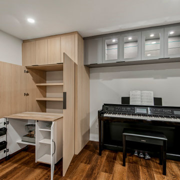 Basement and Bathroom Renovation for Returning Clients in Mississauga