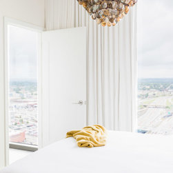 Clean, Modern Ripple Fold Drapery - Curtains