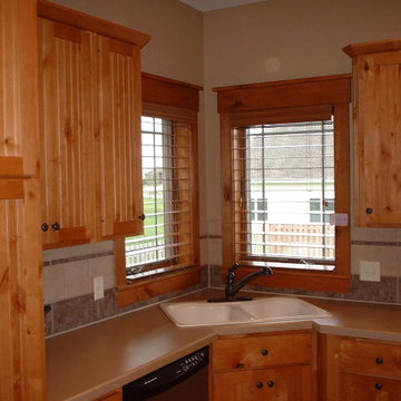 Knotty Alder Kitchen