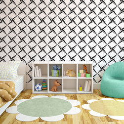 Four Point Star Pattern Wall Decal - Wall Decals