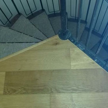Wood Floor Installation to Living Areas