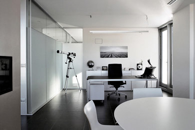 Photo of a contemporary home design in Milan.