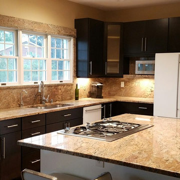 cabinet refacing--espresso