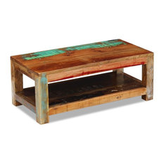 vidaXL Solid Reclaimed Wood Coffee Table, 90x45x35 cm