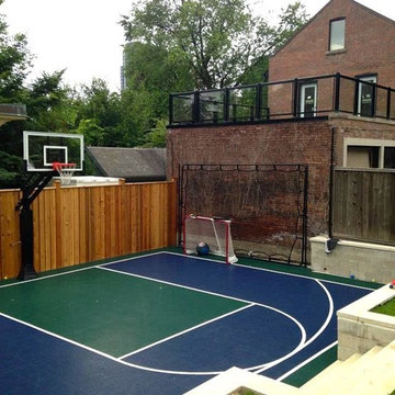 29'x35' custom SnapSports Backyard Home Court