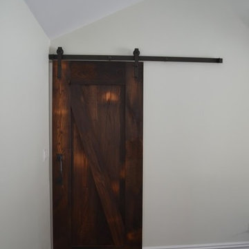 Barn door - closing off the mud room