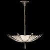 Fine Art Lamps 799040ST Vol de Cristal Platinized Silver Leaf Pendant