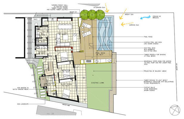 Contemporary Anläggnings- och landskapsplan by justin long design