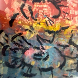 The Flowers Like Me Back - Mixed Media Art