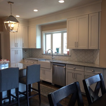 Waypoint Painted Linen Cabinets
