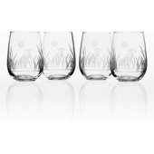 The Hive 2-Piece Stemless Wine Glass Set - Farmhouse - Wine Glasses - by  Susquehanna Glass Company | Houzz