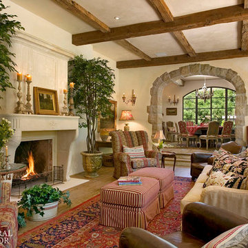 Newly Carved Living Room Fireplace Mantels