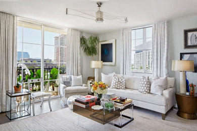 Living room - contemporary living room idea in Other