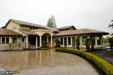 This is an example of a mediterranean exterior in Seattle.