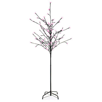 Ch-108Pi-06-24V - 6' Tall Pink Cherry Tree With 108 LEDs
