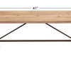Industrial Beige Wood Bench 55823