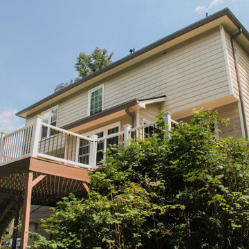 James Hardie Siding Replacement and Trex Deck Resurface in Powder Springs, GA