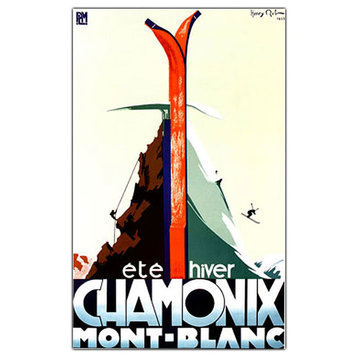 'Chamonix Mont. Blanc' Canvas Art