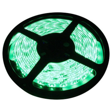 Green Super Bright Flexible 16' LED Light Strip, Reel Only