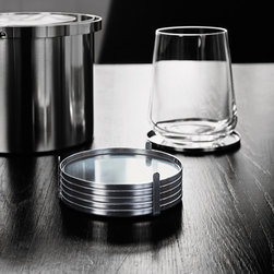 Stelton - Stelton Cylinda-Line Coasters (Set of 6) - Coasters
