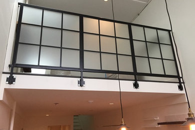 Industrial-Style Window Railing