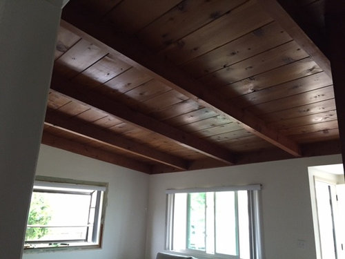 Need Lighting Solution For Vaulted Wood, Wooden Ceiling Lighting Ideas