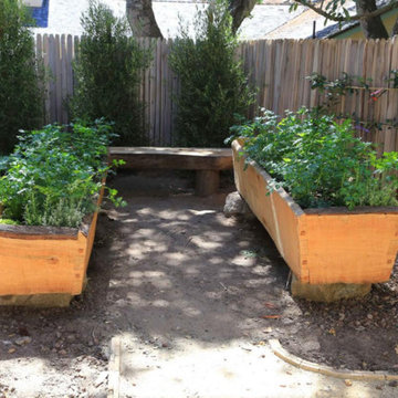 Large live edge cedar planter boxes