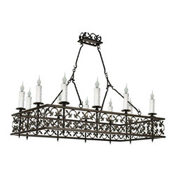 CH-189 Hand Made Iron Chandelier Designs - Chandeliers