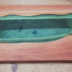 Live Edge River Coffee Table #3 - Dining Tables
