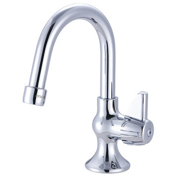 Central Brass 0281-AC 1.5 GPM Single Handle Bar Faucet - Polished Chrome