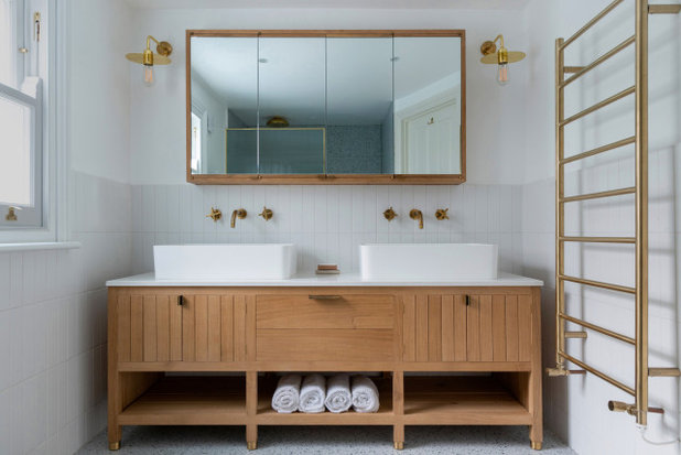 Transitional Bathroom by ALL & NXTHING