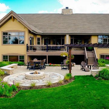 Arts and Crafts Backyard Renovation - Pewaukee