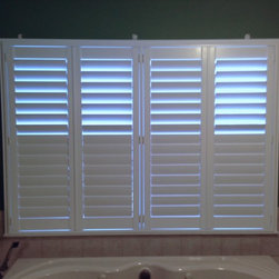 White Plantation Shutters - Interior Shutters