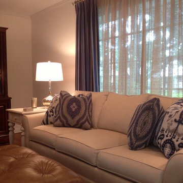Blue and White Traditional