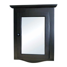 Recessed Wooden Medicine Cabinets Houzz Renovator S Supply Black Solid Wood Corner Medicine Cabinet Recessed Mirror Cabinets