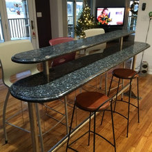 Bar stool area at Center Island