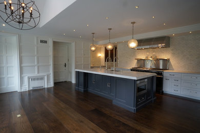Example of a classic kitchen design in New York