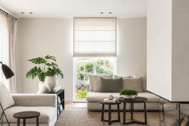 Inspiration for a contemporary living room remodel in Miami