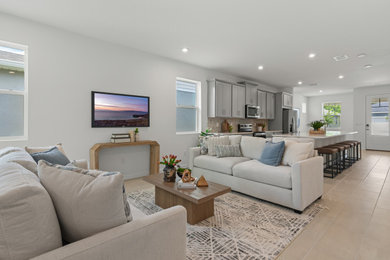 Inspiration for a living room remodel in Orlando