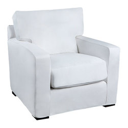 Crisp Slipcovered Chair - Armchairs And Accent Chairs