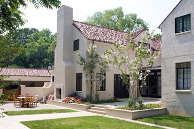 Inspiration for a mediterranean exterior home remodel in Nashville