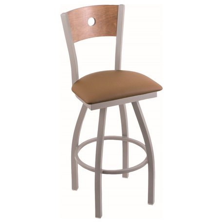 Holland Bar Stool, 830 Voltaire 36 Bar Stool, Anodized Nickel Finish