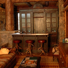 downstairs