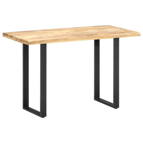 vidaXL Dining Table Kitchen Table Dining Room Dinner Table Solid Mango Wood