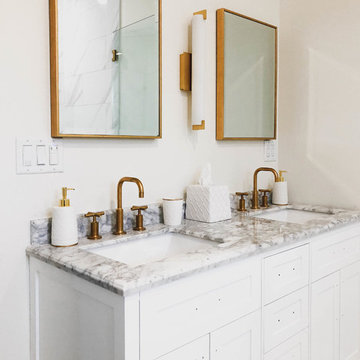 Vanity, Mirrors and Lighting, Floor Tiles and Paint