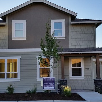 Hillside subdivision homes
