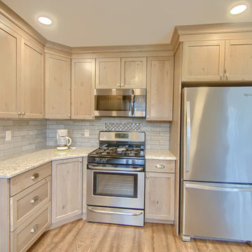 Ballston Lake, Rustic Alder Kitchen