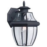 Generation Lighting Collection - Sea Gull Lighting 1-Light Outdoor Lantern, Black - Blubs Not Included